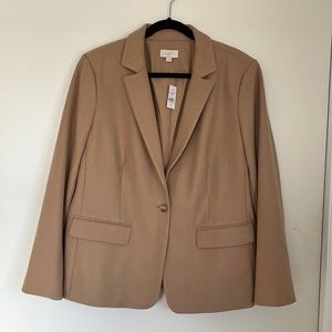 Loft Outlet Tan Blazer sz 17